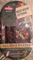 Gulasz z jelenia w sosie myśliwskim