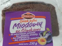 Chleb żytni miodowy zs śliwkami