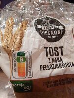 Tost z mąką pełnoziarnistą