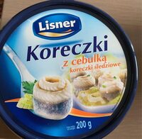 Herring rolls with onion in rapeseed oil