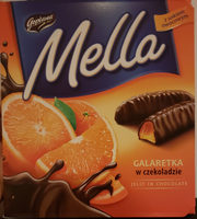 Mella Orange Jelly In Chocolate 190G