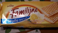 Wafle Familijne o smaku cytrynowym