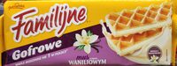 Gofrowe waniliowym