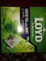 Loyd Green Tea Mint 20 Tea Bags x