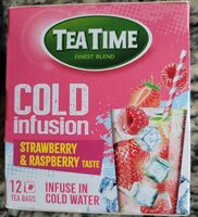 Cold infusion strawberry and raspberry