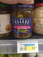 Ogórki korniszony z chili