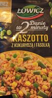 Kaszotto z kukurydzą i fasolką