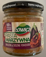 Pasta warzywna bakłażan & suszone pomidory