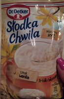 Słodka chwila mleczny ryż smak wanilia