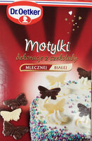 Motylki dekoracje z czekolady