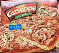 Pizza Guseppe z szynką i pieczarkami