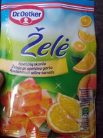 Apelsinų skonio želė