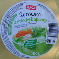 Surówka z młodej kapusty.