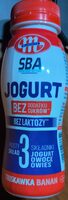 SBA jogurt pitny bez laktozy truskawka-banan