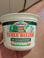 Serek wiejski ze szczypiorkiem