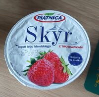 Skyr - jogurt typu islandzkiego z truskawkami