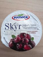 Skyr czekoladowy z wiśnią