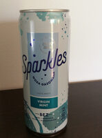 Żywiec Zdrój Sparkles. Napój gazowany o smaku mięty.