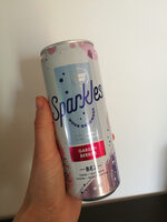 Żywiec Zdrój Sparkles. Napój gazowany o smaku agrestu i czarnej porzeczki.