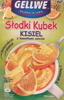 Słodki Kubek pomarańcza, ananas