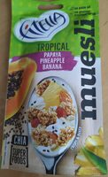 Muesli Tropical (papaja, ananas, banan)