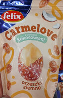 Carmelove z wiórkami kokosowymi