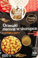 Orzeszki ziemne w skorupce o smaku curry