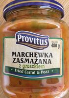 Marchewka zasmażana z groszkiem