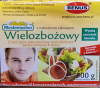 Chleb wielozbożowy żytni pełnoziarnisty