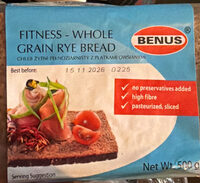 Fitness-whole grain rye bread