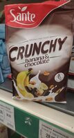 Sante Crunchy Crispy Muesli Banana With Chocolate 350G