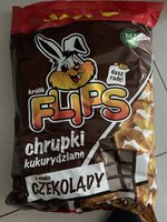 Królik Flips chrupki kukurydziane o smaku czekolady