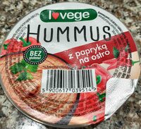 Hummus z papryką na ostro