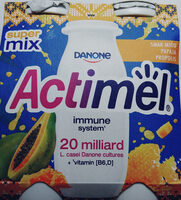 Actimel o smaku papaja-miód-propolis