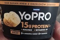YoPRO SNAK BANAN-KREM Z ORZESZKÓW ZIEMNYCH