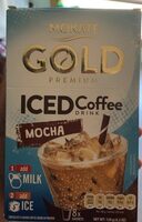Iced coffee drink mocha