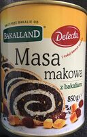 Masa makowa z bakaliami