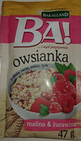 Owsianka z maliną i żurawiną