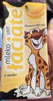Banana falvoured uht milk