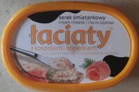 Cream cheese with salmon and dill