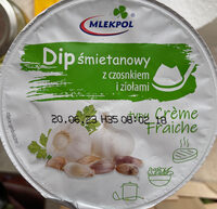 Dip śmietankowy z czosnkiem i ziołami