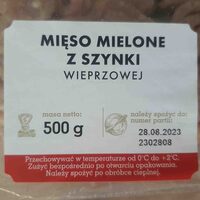 Mięso mielone z szynki wieprzowej