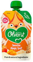 Olvarit Knijpfruit Smoothie Mango Spelt 12+ Maanden 100 g