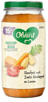Olvarit 15+M Stoofpot met Zoete Aardappel en Linzen Maaltijdpotje