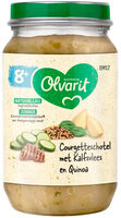 Olvarit 8+ Maanden Courgetteschotel met Kalfsvlees en Quinoa