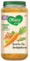 Olvarit Groente kip aardappelpuree 15m+