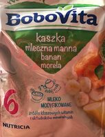 Kaszka mleczna manna banan morela