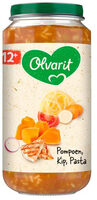 Olvarit 12+ Maanden Pompoen Kip Pasta 250g
