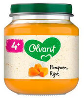 Olvarit 4+M Pompoen Rijst Maaltijdpotje