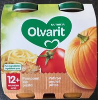 Potiron, poulet, pâtes